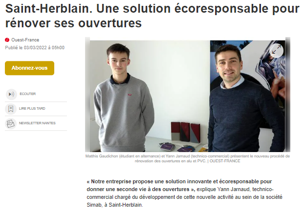 Article Ouest France